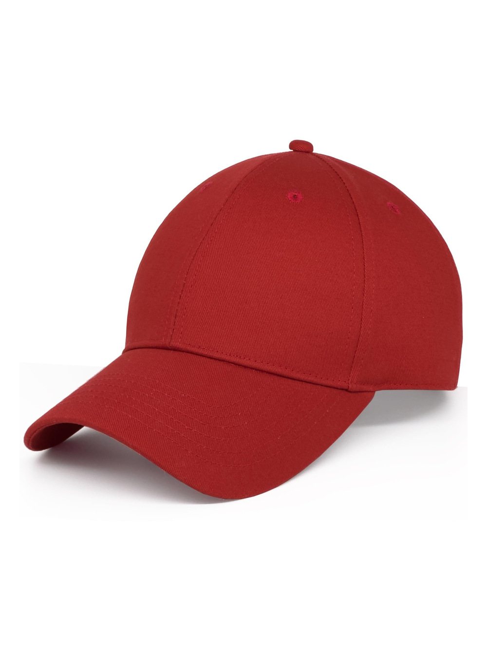 Baseball Cap 100% Cotton Hats for Men Hats for Women Cooling | Red | Size OS